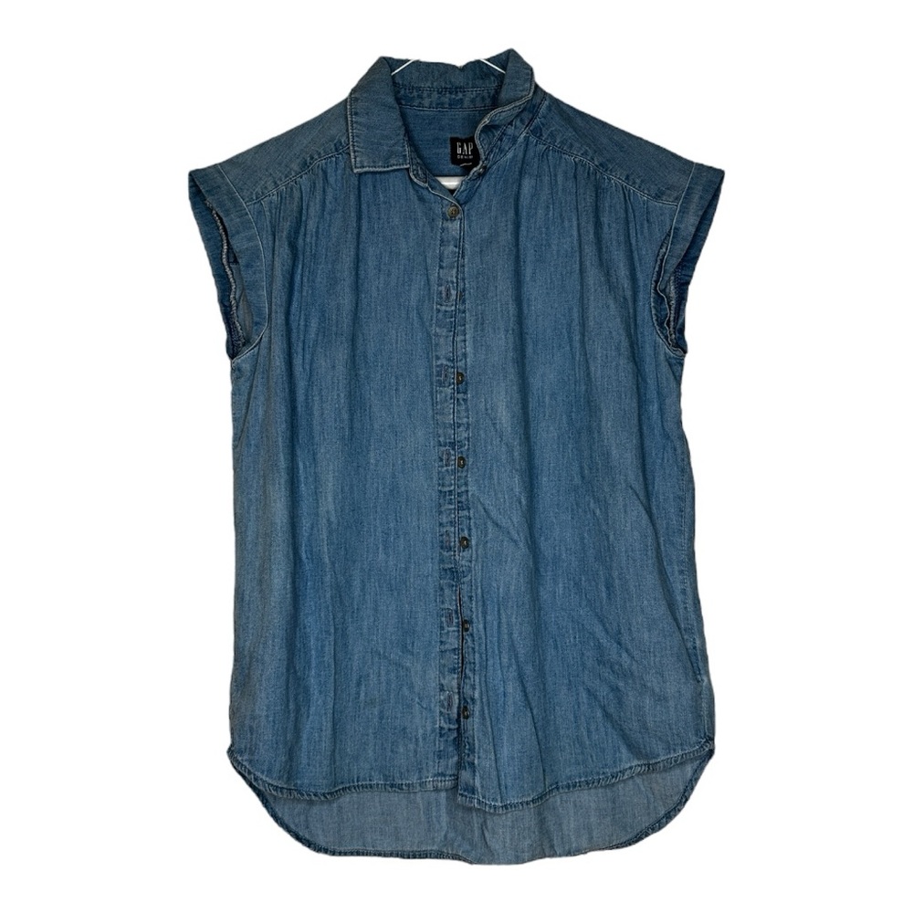 Gap Girls Denim Blouse Medium